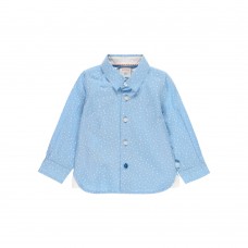 BOBOLI πουκάμισο 715014-9865 σιέλ